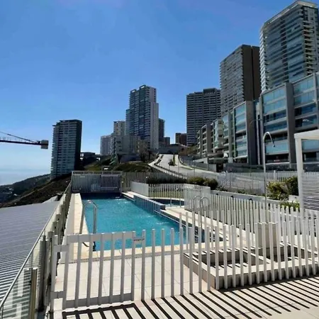 Apartamento En Playa Renaca Villa Del Mar Chile Con Vista Al Mar-2