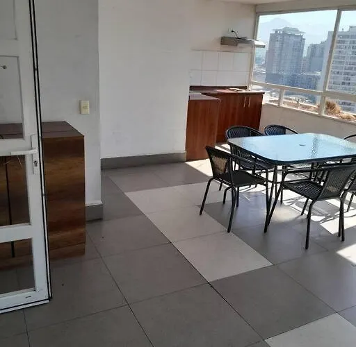 Moderno Departamento Con Piscina En Santiago Centro Apartamento