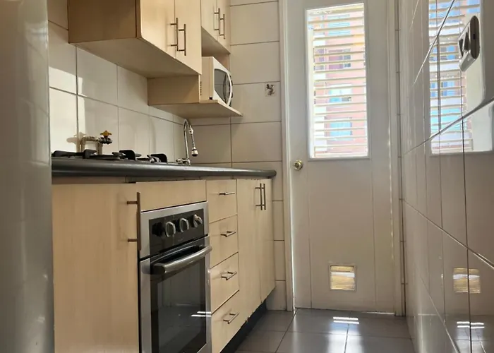 Appartement Departamento Amoblado Full Equipado à Santiago du Chili acceptant les animaux
